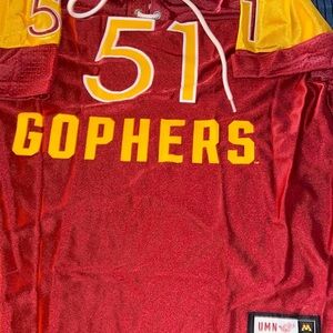 PINK Victoria's Secret Minnesota Red Jersey Gophers NWT Small